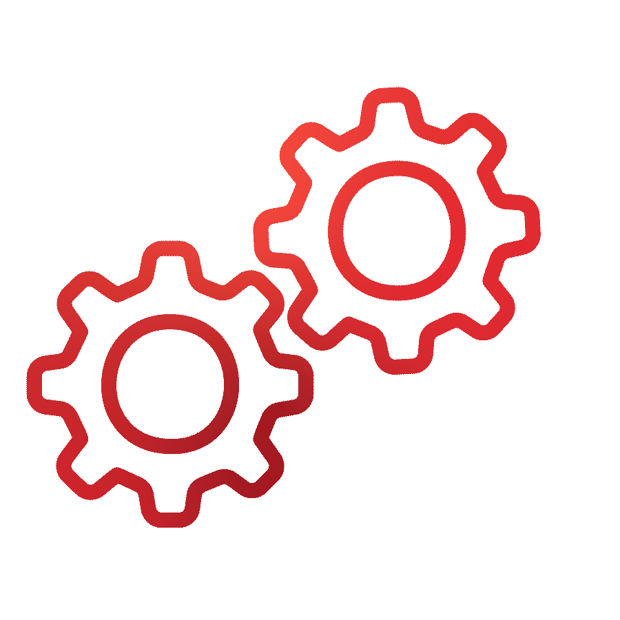 Icon für IT-Automatisierungsprozesse zur Vereinfachung manueller Prozesse